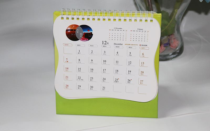 新款台曆定制廠家，定制各種